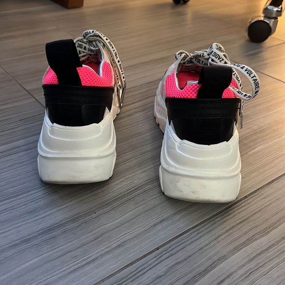 Zadig & Voltaire neon tennis shoes size 38 worn once - Picture 3 of 5